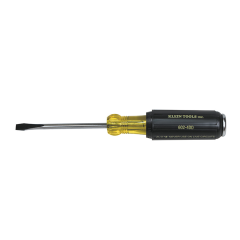 Klein Tools® Keystone-Tip Demolition Slotted Screwdriver with Round Shank 1/4&quot; x 4&quot;