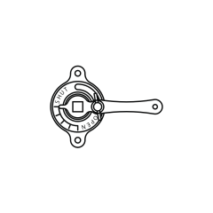 3/8&quot; Galvanized Steel Dial Regulator