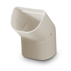 Rectorseal® Line Set Cover Inside Vertical 45° Elbow 4-1/2&quot; (Ivory)