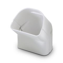 Rectorseal® Line Set Cover Outside Vertical 45° Elbow 4-1/2&quot; (White)
