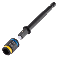 Malco® C-RHEX® Cleanable Reversible Magnetic Hex Driver 5/16&quot; &amp; 3/8&quot; x 4&quot;