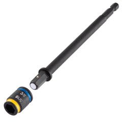 Malco® C-RHEX® Cleanable Reversible Magnetic Hex Driver 5/16&quot; &amp; 3/8&quot; x 6&quot;