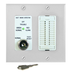 APC Remote Control with Sounder Assembly, Double Gang Plate (White)