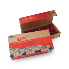 Rectorseal® Novent® NP-R410-100PK R410 1/4 in. Refrigerant Locking Caps (100 pk)