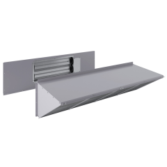 Micrometl Barometric Outside Air Damper, 0-25% Outside Air