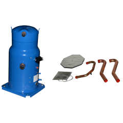 Hermetic Scroll Compressor R410A, 246,665BTU, 460Vac, Three Phase