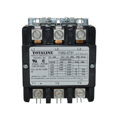 Totaline® Contactor 3 Pole, 24Vac Coil, 75FLA, 93RA, Screw Terminals