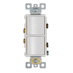 Broan-NuTone® 2-Rocker Switch 15A, 120Vac