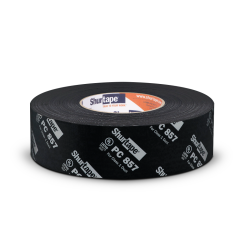 Shurtape® PC 857 UL 181B-FX Listed/Printed Cloth Duct Tape 2 in., 60 yd, 14 mil (Black)
