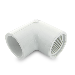 DiversiTech® 3/4&quot; 90° PVC Elbow (Sch40, Slip x FIPT)