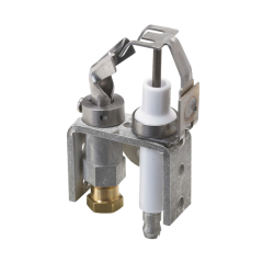 Combination intermittent pilot burner and igniter with front tip