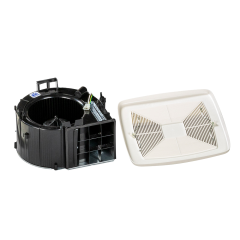 Broan® QTXE Series 80 CFM Ventilation Fan with White Grille, 0.4 Sone; ENERGY STAR® Certified Finish Pack