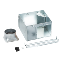 Broan-NuTone® Ventilation Fan Housing with Metal Duct 6 in. Round Duct, 10-1/2 in. x 11-3/8 in. x 7-5/8 in.