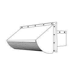 3-1/4&quot; x 10&quot; Wall Vent