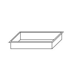 Return Air Can with PG 24&quot; x 14&quot; x 4&quot; (Sealed)