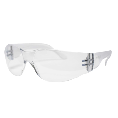 Razor Edge Anti Scratch Safety Glasses (Clear Frame - Clear Lenses)