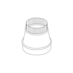 8&quot; x 6&quot; 3-Piece Reducer (Sealed)