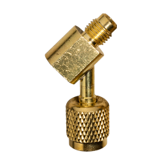 Fieldpiece® 45° Angled Adapter 5/16&quot; Female x 1/4&quot; Male