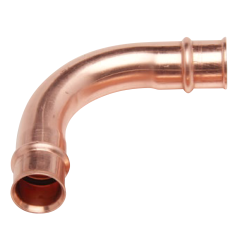 1/4 in. Press-End Copper Long Radius 90° Elbow 