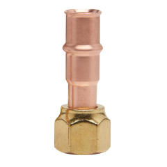 1/4 in. Flared Press-End Copper Adapter (SAE) 