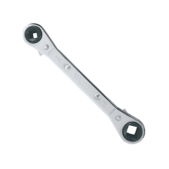 Malco® Refrigeration Ratchet Wrench with Square Shanks 1/4&quot; &amp; 3/8&quot; x 5-1/2&quot; Long