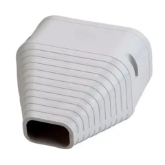 Rectorseal® Slimduct 140 Line Set End Fitting 5-1/2&quot; (White) 