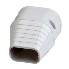 Rectorseal® Slimduct 77 Line Set End Fitting 2-3/4&quot; (White) 