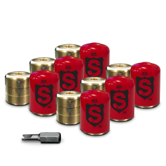 JustBetter® SHIELD A2L 1/4 in. Refrigerant Locking Caps with Bit (12 pk)