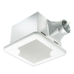 Delta BreezSignature ENERGY STAR® Certified Ventilation Fan 4 in. Round Duct, 110CFM, 0.3 Sones, 120Vac
