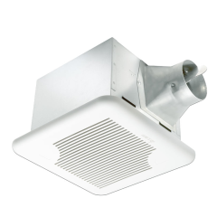 Delta BreezSignature ENERGY STAR® Certified Ventilation Fan 4 in. Round Duct, 30 to 80CFM, 0.3 Sones, 120Vac (Multi-Speed)
