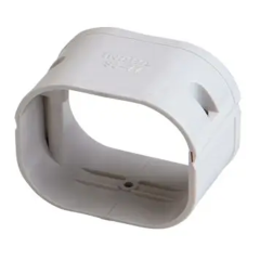 Rectorseal® Slimduct 77 Line Set Cover Coupler 2-3/4&quot; (White) 