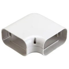 Rectorseal® Slimduct 140 Line Set Cover 90° Flat Elbow 5-1/2&quot; (White) 