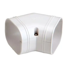 Rectorseal® Slimduct 77 Line Set Cover 45° Flat Elbow 2-3/4&quot; (White) 