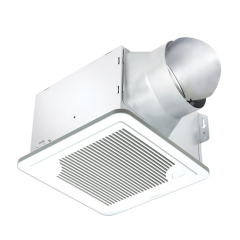 Delta BreezSmart ENERGY STAR® Certified Humidity Sensing Ventilation Fan 6 in. Round Duct, 50 to 130CFM, 0.3 Sones, 120Vac (Multi-Speed)