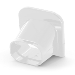 Rectorseal® Slimduct 140 Line Set Cover Soffit Inlet 5-1/2&quot; (White)