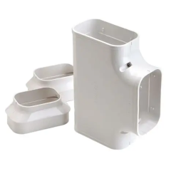 Rectorseal® Slimduct 140 Line Set Cover Tee 5-1/2&quot; (White) 