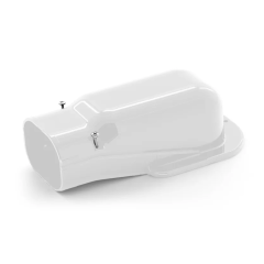 Rectorseal® Slimduct 140 Line Set Cover Wall Inlet 5-1/2&quot; (White)