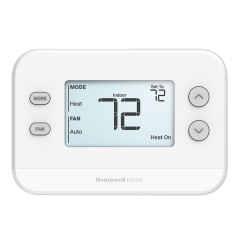 Honeywell® FocusPRO® N100 Non-Programmable Thermostat 2H/2C (3H/2C HP), 24Vac/3Vdc (2 AA)