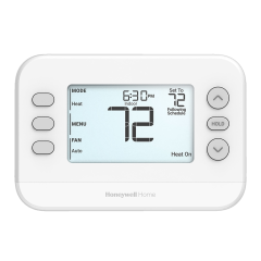 Honeywell® FocusPRO® P200 7/5+1+1/5+2 Day Programmable Thermostat 2H/2C (3H/2C HP), 24Vac/3Vdc (2 AA)