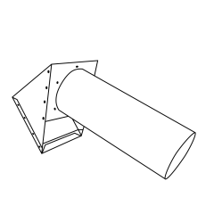 4&quot; x 11&quot; Vertical Dryer Vent