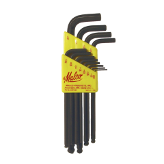Malco® 12-Piece L-Type Ball-Tip Hex Key Set .05 to 5/16&quot; (SAE)