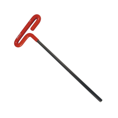 Malco® 8-Piece 9&quot; Long Gripped T-Handle Hex Key Set 3/32&quot; to 1/4&quot; (SAE)